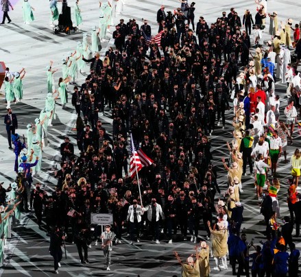 USA team
Opening Ceremony, National Stadium, Tokyo Olympic Games 2020, Japan - 23 Jul 2021