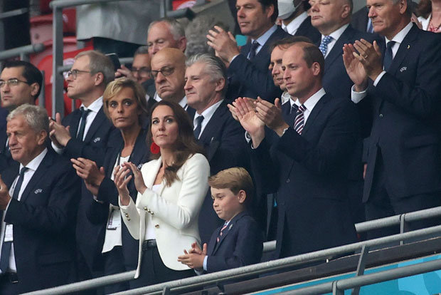 Prince George, Kate Middleton and Prince William