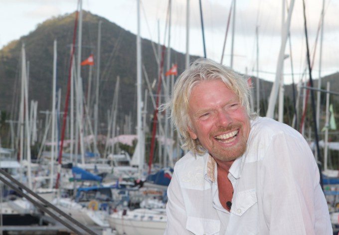 Sir Richard Branson At Necker Island