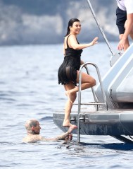 Newlyweds Kourtney Kardashian and Travis Barker relax on a yacht with family a day after their wedding in Portofino, Italy.

Pictured: Travis Barker,Kourtney Kardashian
Ref: SPL5313254 230522 NON-EXCLUSIVE
Picture by: Elisabetta Sodi/IPA / SplashNews.com

Splash News and Pictures
USA: +1 310-525-5808
London: +44 (0)20 8126 1009
Berlin: +49 175 3764 166
photodesk@splashnews.com

World Rights, No France Rights, No Italy Rights, No Portugal Rights, No Spain Rights