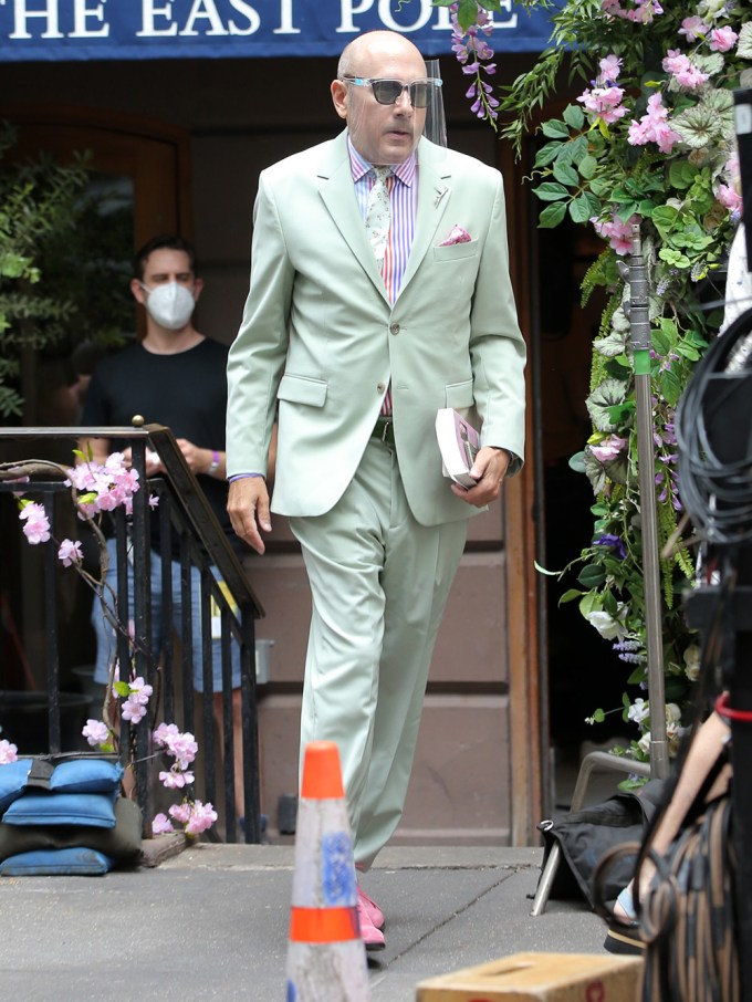 Wilie Garson Arrives On The Set Of ‘And Just Like That…’ In NYC