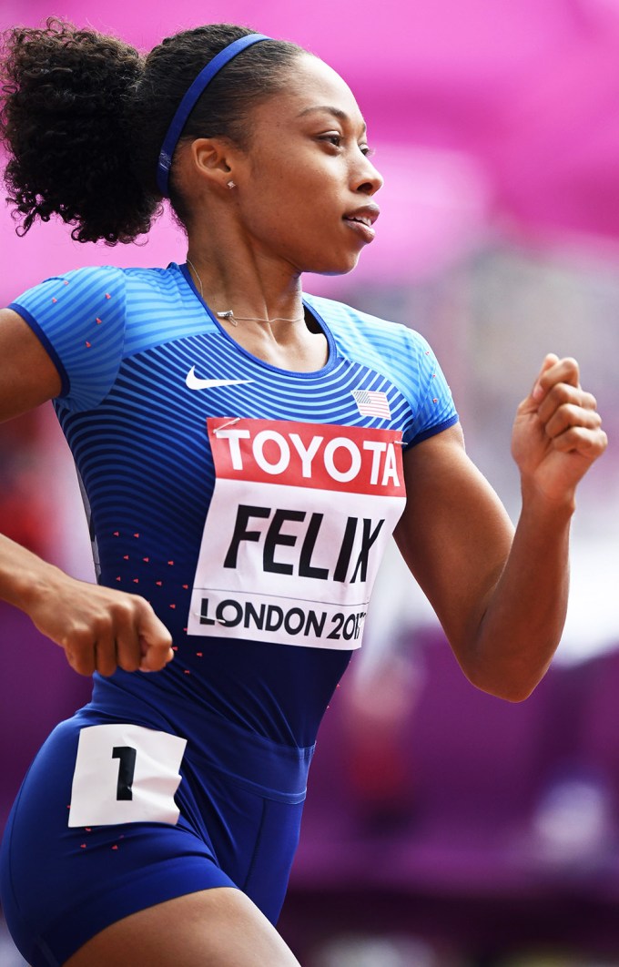 Allyson Felix at the 2017 IAAF World Championships
