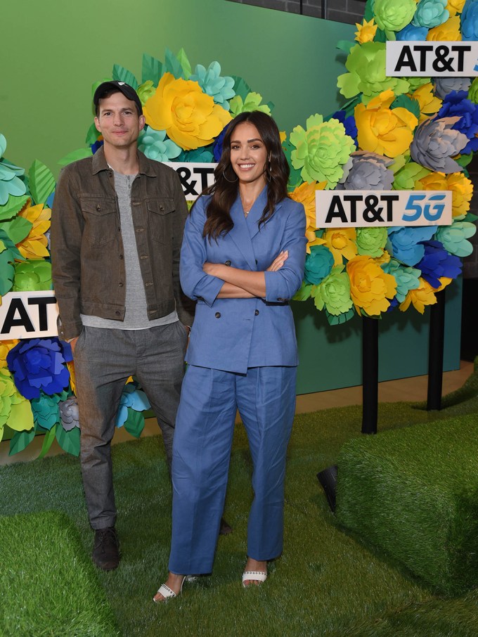 Ashton Kutcher and Jessica Alba join AT&T to celebrate the brand`s latest 5G-enabled collaborations