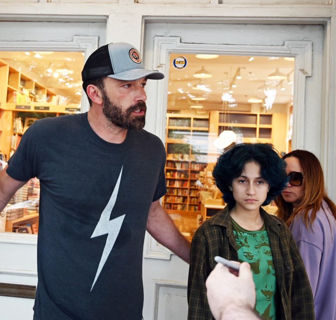 Ben Affleck At A Bookstore With Emme