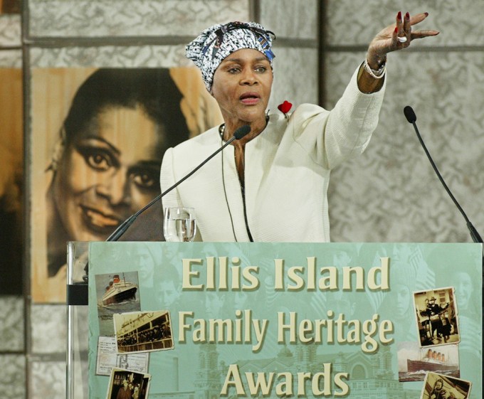Cicely Tyson at the 2003 Ellis Island Family Heritage Awards ceremony