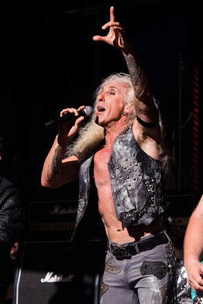 Dee Snider from the band Twisted Sister performs on the Fox News Channel's "Fox & Friends" show, in New York
Twisted Sister Performs on Fox News Channel's Fox & Friends, New York, USA - 2 Sep 2016