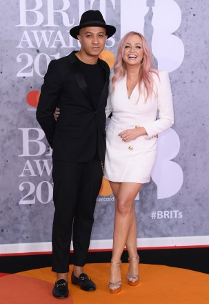 Jade Jones and Emma Bunton
39th Brit Awards, Arrivals, The O2 Arena, London, UK - 20 Feb 2019
