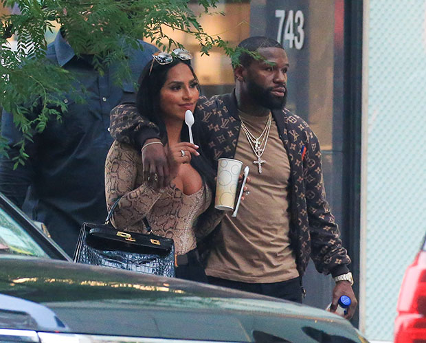 Floyd Mayweather & Gallienne Nabila Share Some PDA In NYC — Photos –  Hollywood Life