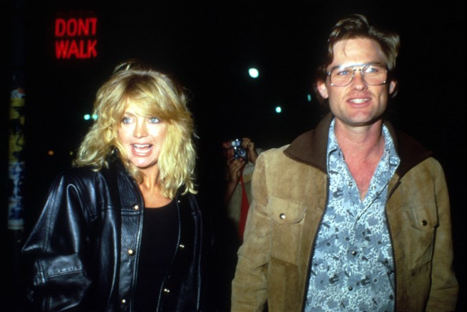 Goldie Hawn and Kurt Russell go on an outing