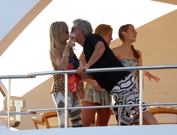 Goldie Hawn and Kurt Russell on vacation in St Tropez