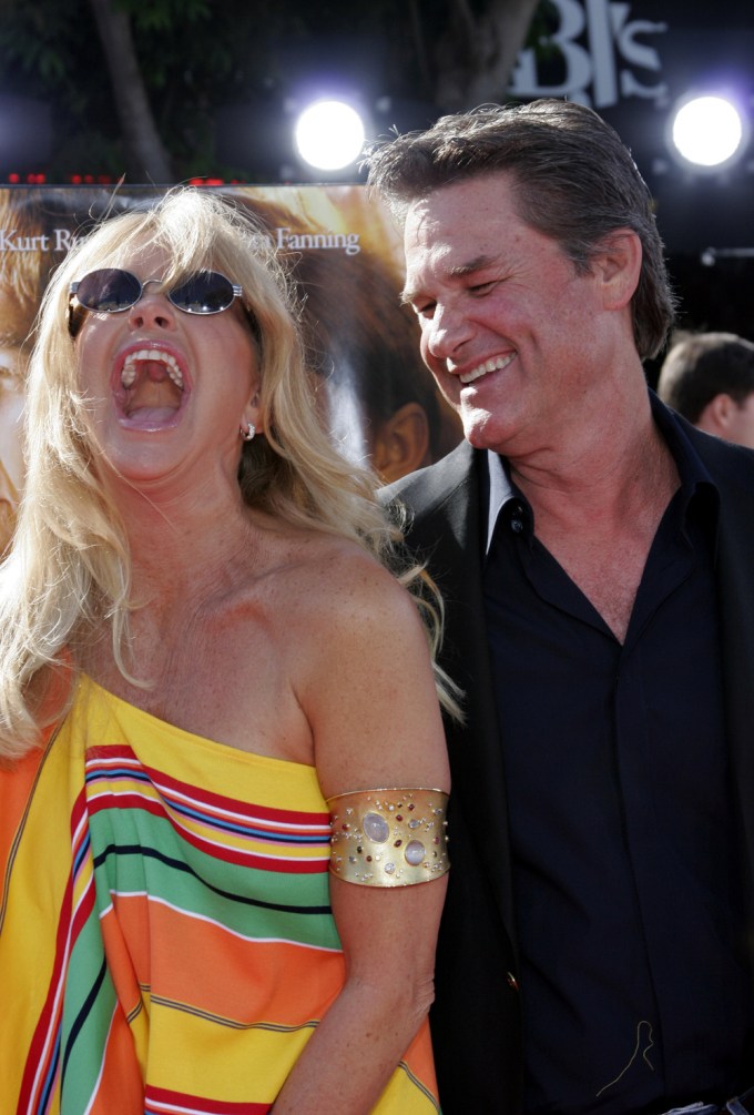 Goldie Hawn and Kurt Russell share a laugh
