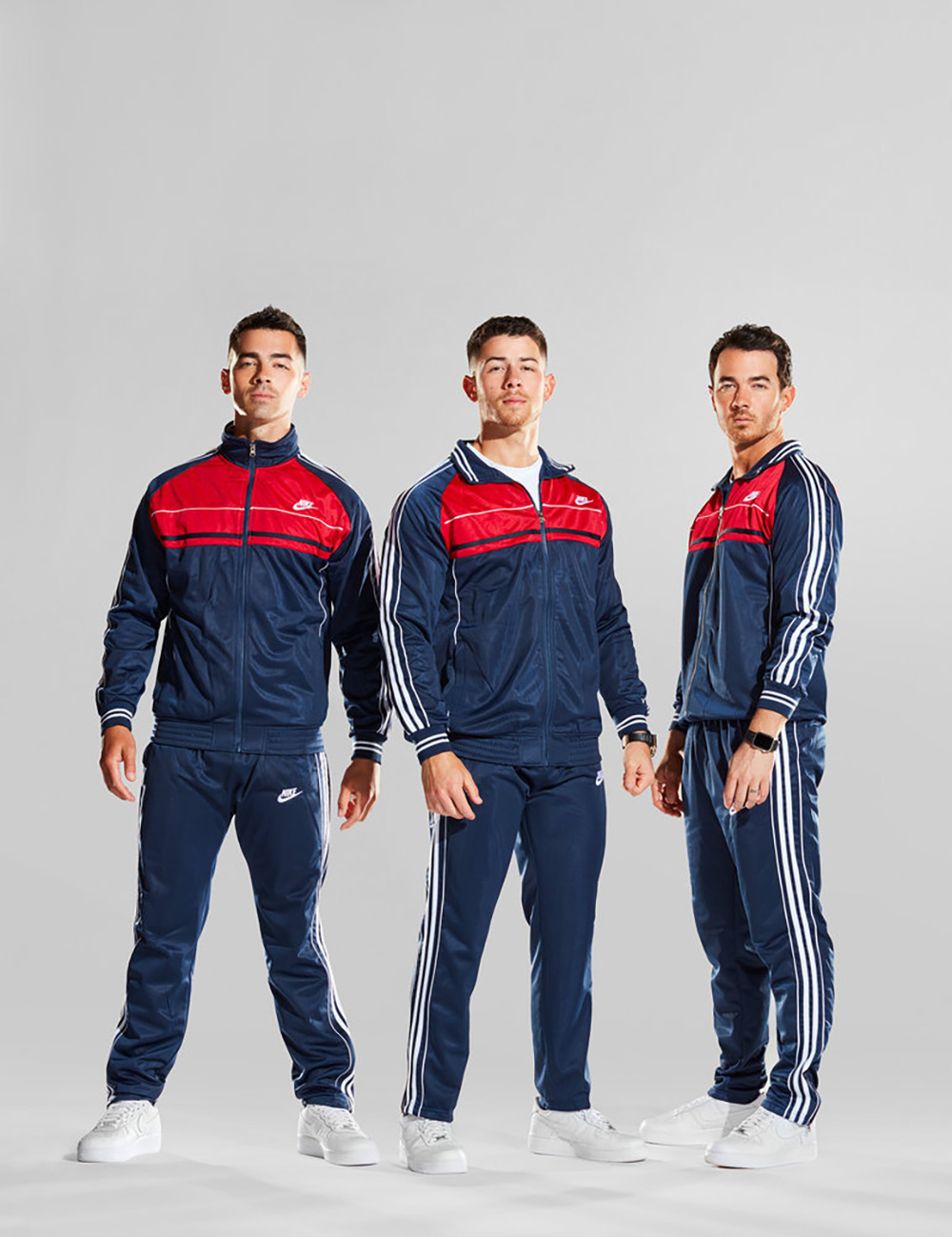 OLYMPIC DREAMS FEATURING JONAS BROTHERS -- Season: 2021 -- Pictured: Joe Jonas, Nick Jonas, Kevin Jonas -- (Photo by: Maarten De Boer/NBC)