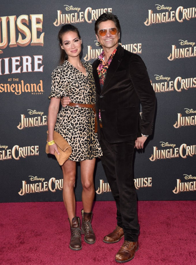 John Stamos and Caitlin McHugh at the ‘Jungle Cruise’ World Premiere