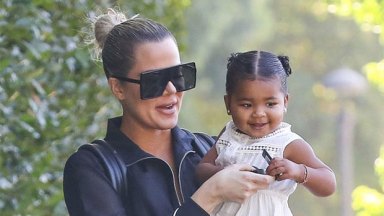 Khloe Kardashian and daughter True Thompson