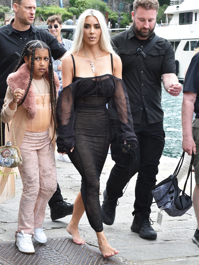 Kim Kardashian In Portofino