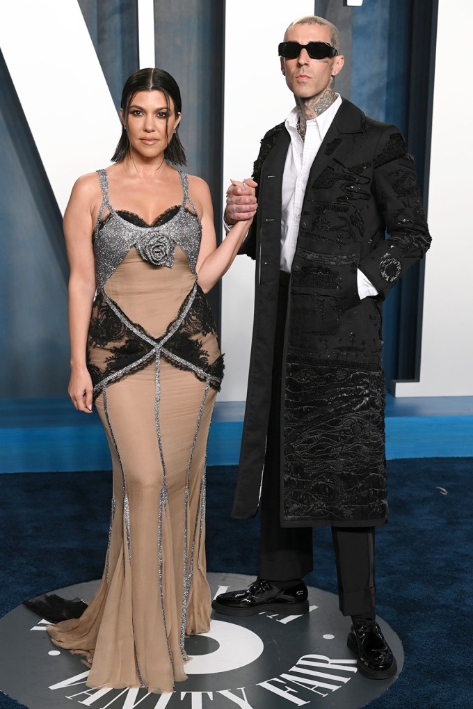 Kourtney Kardashian At Vanity Fair Oscar Party