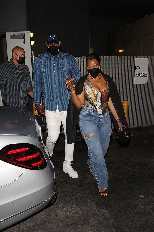 LeBron James and Wife Savannah Hold Hands On Date In Beverly Hills picture