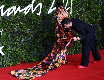 Priyanka Chopra Jonas and Nick Jonas
The Fashion Awards 2021, Arrivals, Royal Albert Hall, London, UK - 29 Nov 2021