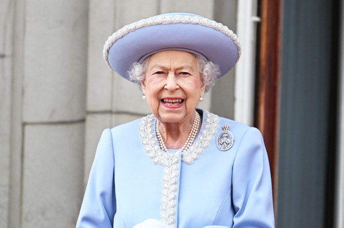 Queen Elizabeth II At Trooping The Colour 2022