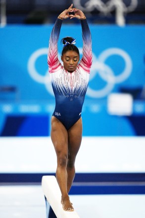 Simone Biles - Women's Balance Beam Final
Artistic Gymnastics, Ariake Gymnastics Centre, Tokyo Olympic Games 2020, Japan - 03 Aug 2021