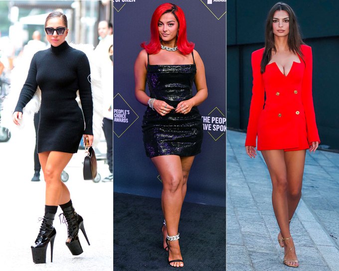 Celebrities Wearing Mini Dresses & Heels: See Photos – Hollywood Life