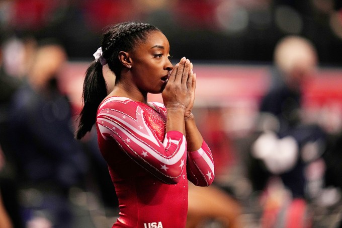 Simone Biles at the U.S. Olympic Gymnastic Trials