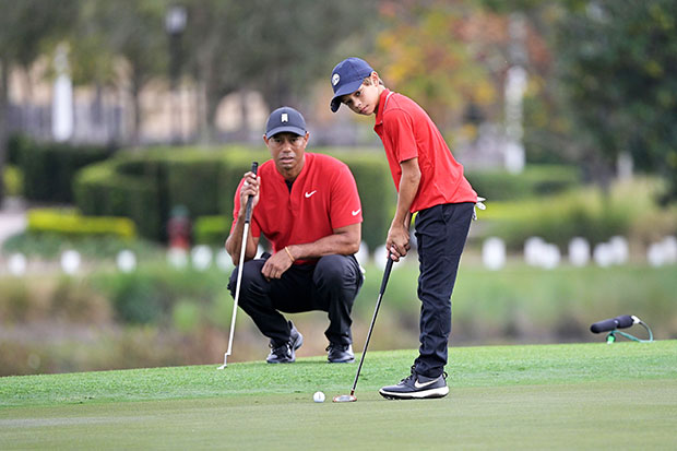 Tiger Woods & son Charlie