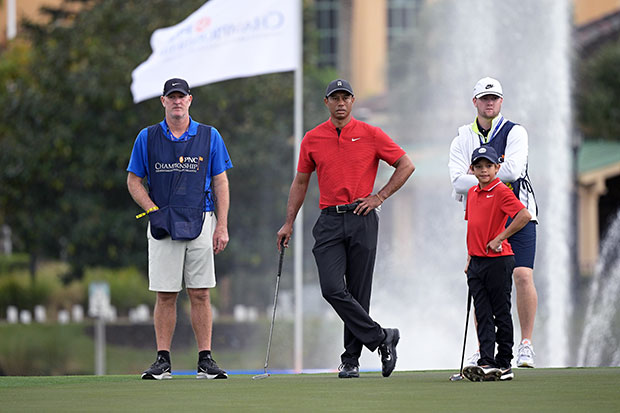 Tiger Woods & son Charlie