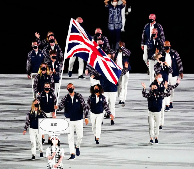 Great Britain At The Opening Ceremony