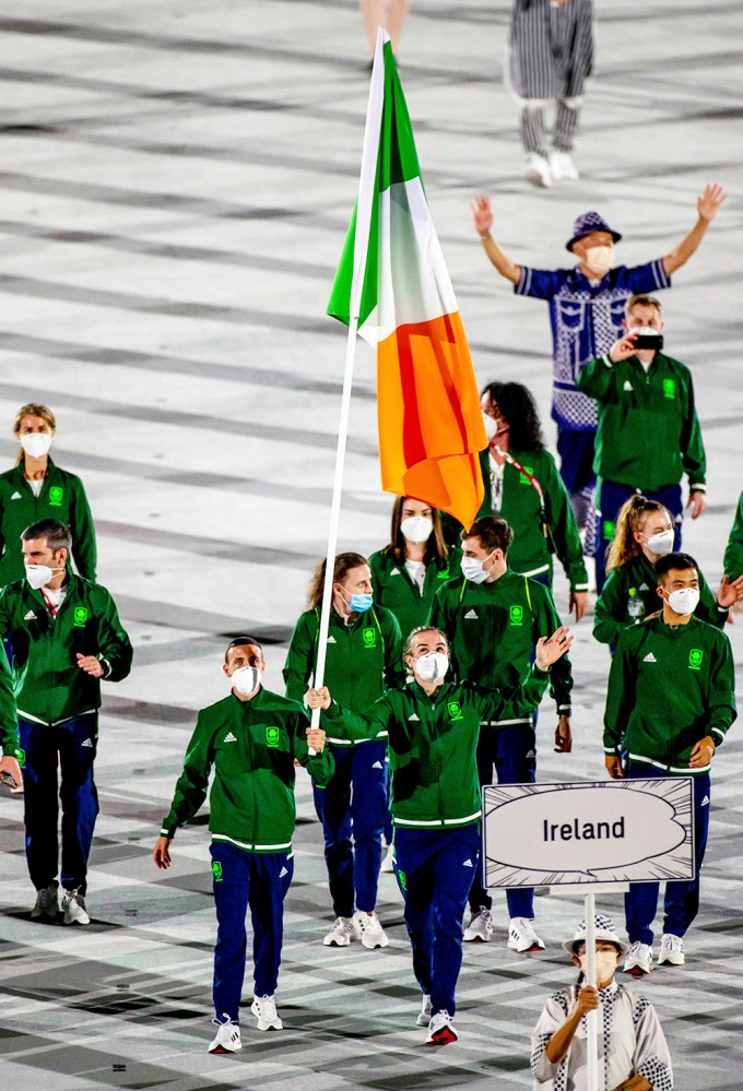 Team Ireland At The Opening Ceremony