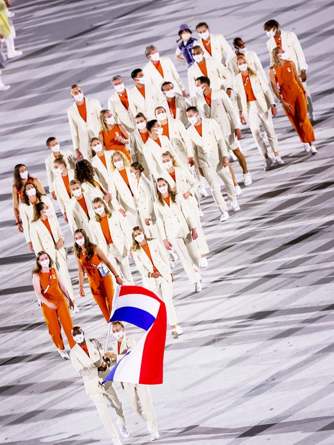 The Netherlands At The Opening Ceremony