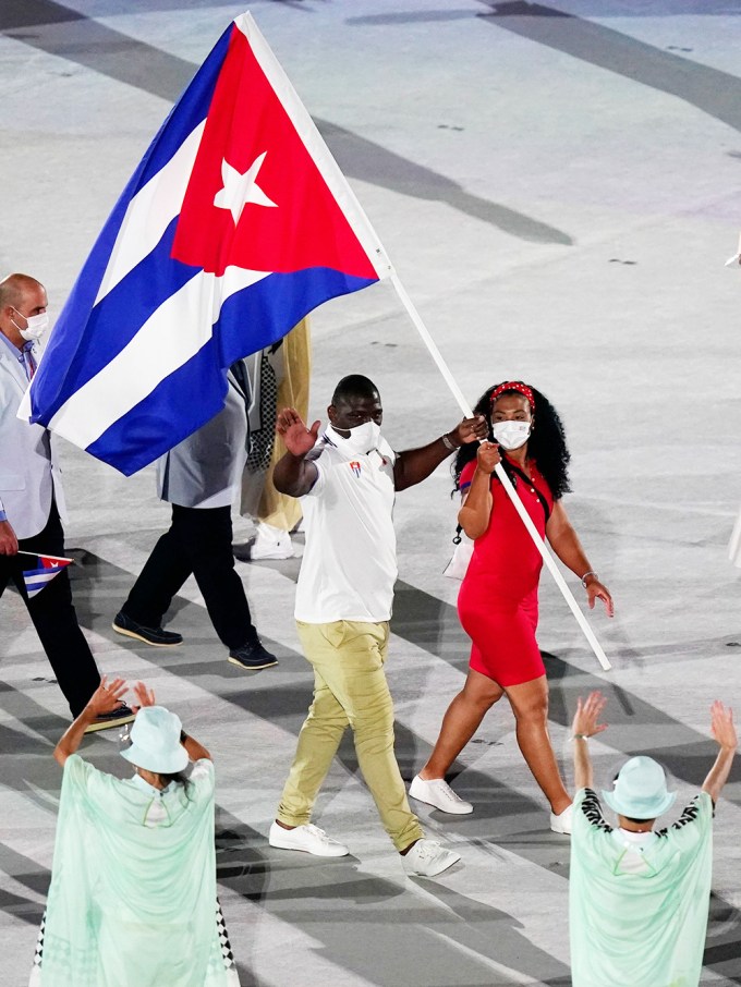Team Cuba At The Opening Ceremony
