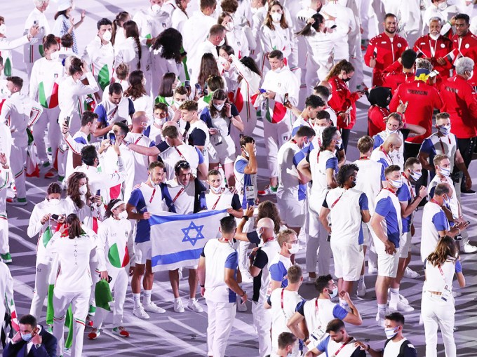 Israel & Italy At The Opening Ceremony