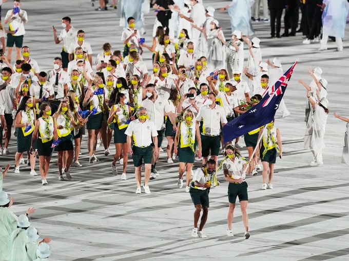 Team Australia At The Opening Ceremony