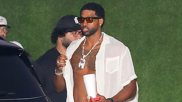 Tristan Thompson Wears Unbuttoned White Shirt At 4th Of July Party –  Hollywood Life