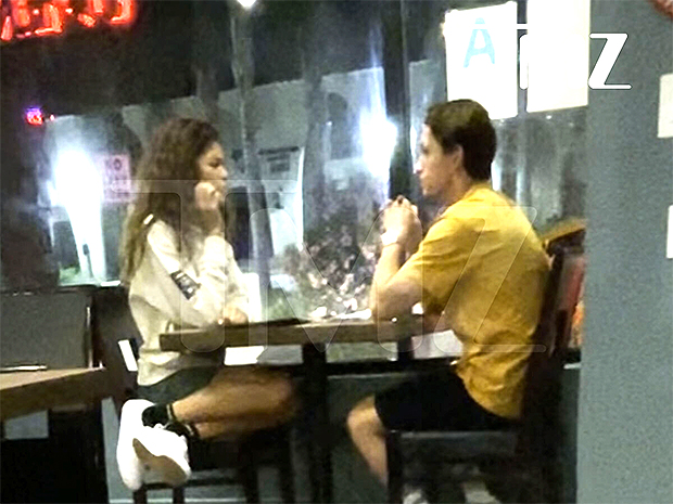 Tom Holland and Zendaya Have a Date In Boston Cafe