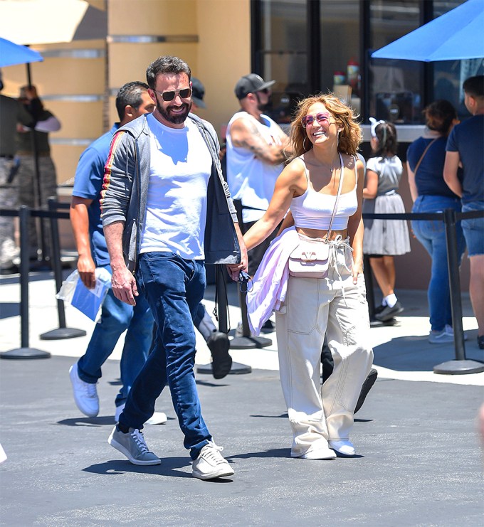 Jennifer Lopez & Ben Affleck At Universal Studio