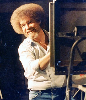 BOB ROSS: HAPPY ACCIDENTS, BETRAYAL & GREED, Bob Ross, 1990s, 2021. © Netflix /Courtesy Everett Collection