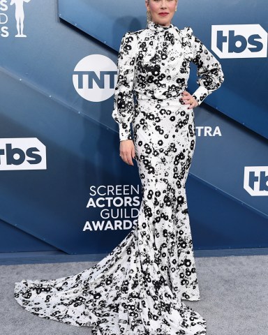 Christina Applegate 26th Annual Screen Actors Guild Awards, Arrivals, Shrine Auditorium, Los Angeles, USA - 19 Jan 2020 Wearing Monique Lhuillier