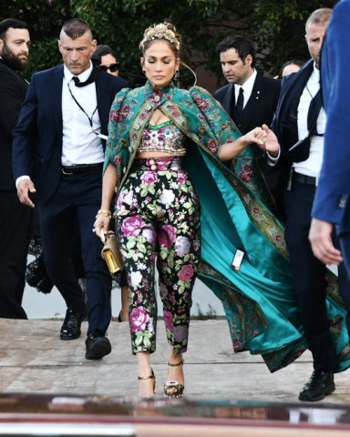 Jennifer Lopez leaves the Hotel San Clemente and arrives at Piazza San Marco for the Dolce & Gabbana event
Jennifer Lopez leaves the Hotel San Clemente, Venice, Italy - 29 Aug 2021