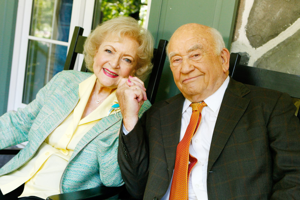 BETTY WHITE'S OFF THEIR ROCKERS, l-r: Betty White, Ed Asner, (Season 2, Episode 14, aired July 9, 20