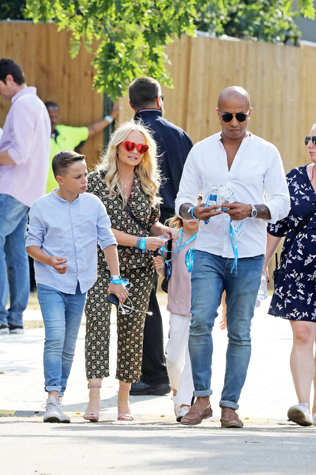 Emma Bunton with son Beau 