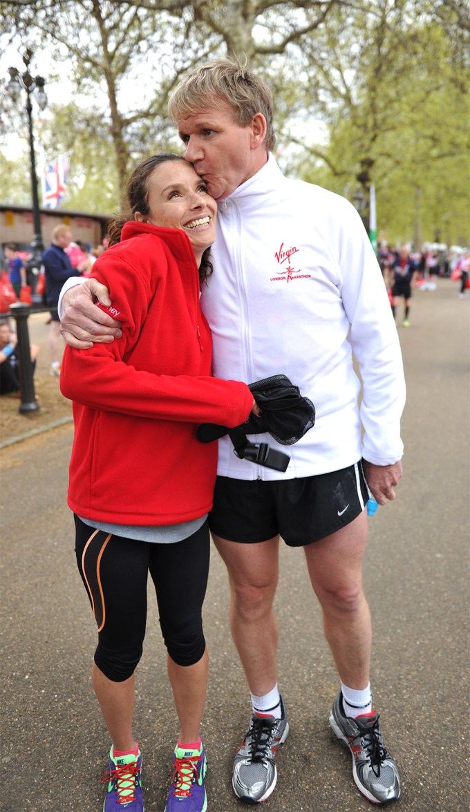 Gordon And Tana Ramsay At The Virgin London Marathon