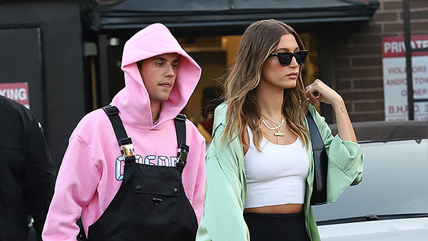 Hailey Bieber Wore A $24 Edikted Miniskirt To Lunch With Justin Bieber