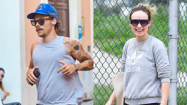 Olivia Wilde sends sign to Harry Styles as she wears his old T-shirt on  trip to the gym