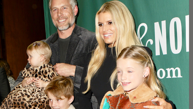 Jessica Simpson, Eric Johnson & their kids