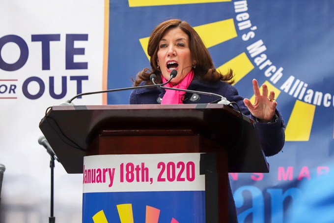 Kathy Hochul at the Empowering Women’s March