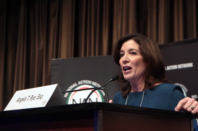 Kathy Hochul at the National Action Network