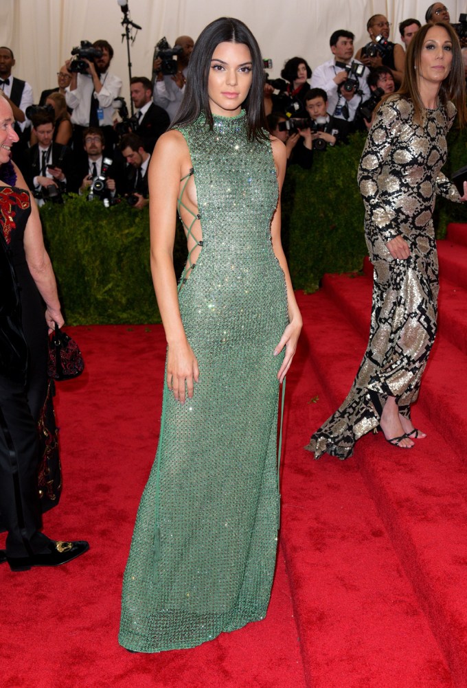 Kendall Jenner At The 2015 Met Gala