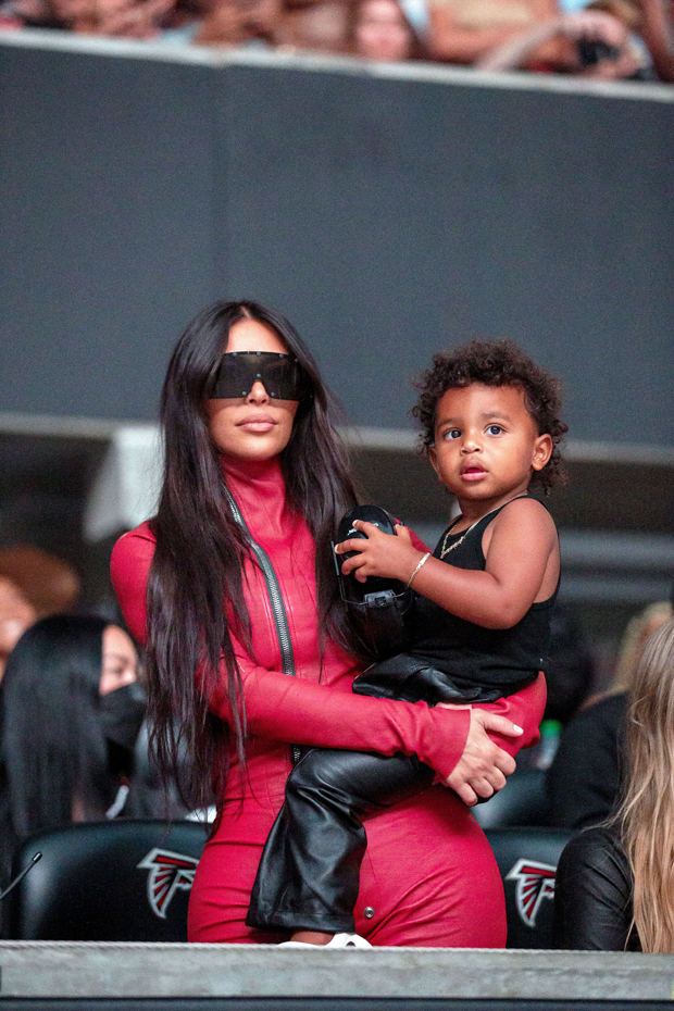 Kim Kardashian & son Psalm